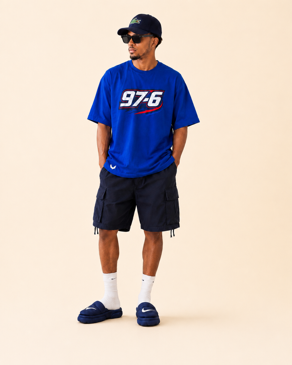 T-shirt Oversize 97-6 coupe oversize décontractée