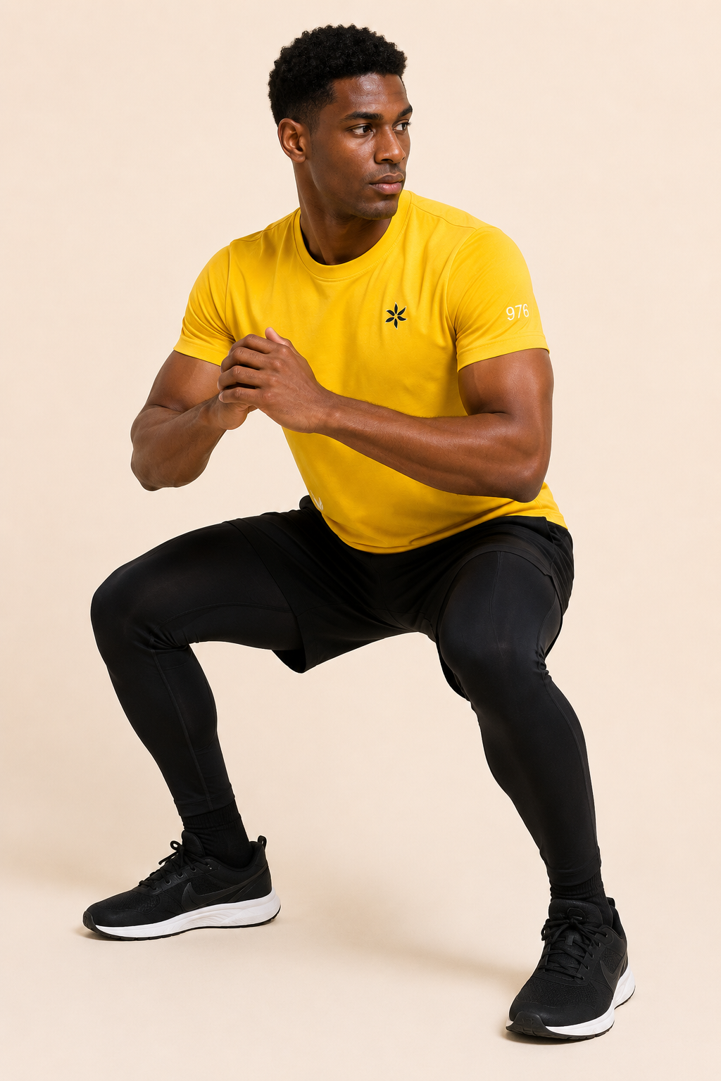 Ylang T-shirt slim Lifestyle Tee – jaune